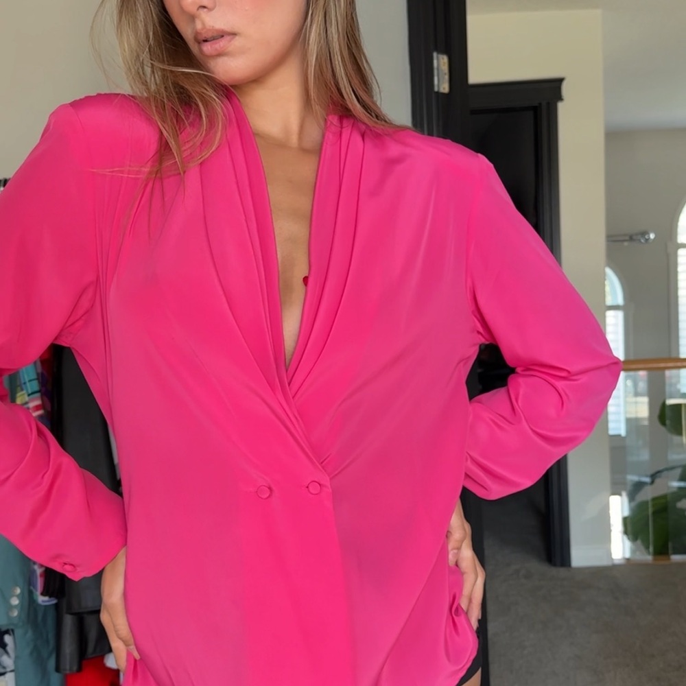 Braemar by Jeremy Scott Hot pink Blouse
